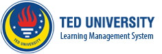TED University LMS TED University LMS